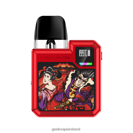 Geek Vape Sale - GeekVape Digiflavor Digi-Q Kit 1000mAh 8N22B277 Samurai Red